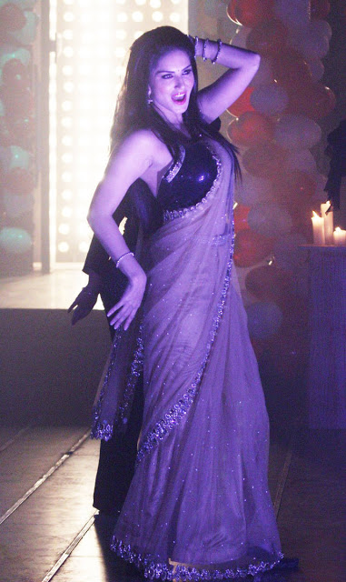 Hot Actress Sunny Leone Pics In Saree 5